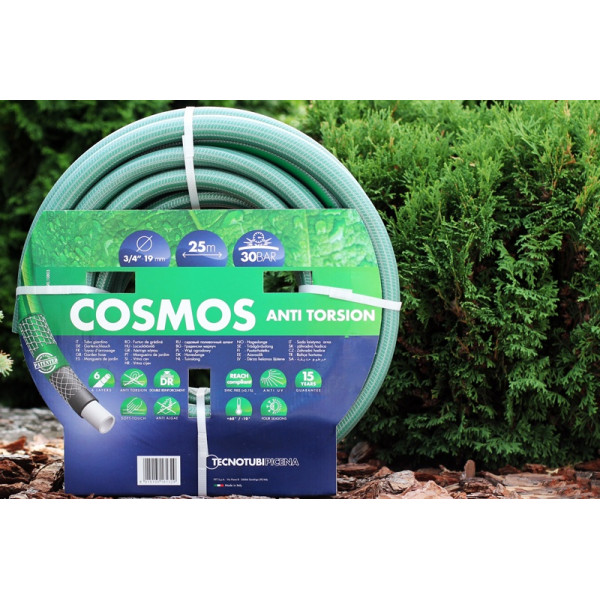 Шланг Tecnotubi Cosmos садовий для поливу діаметр 3/4 дюйма, довжина 50 м (CS 3/4 50) -4