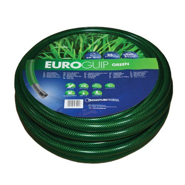 Шланг садовий Tecnotubi Euro Guip Green для поливу діаметр 1/2 дюйма, довжина 50 м (EGG 1/2 50) -1