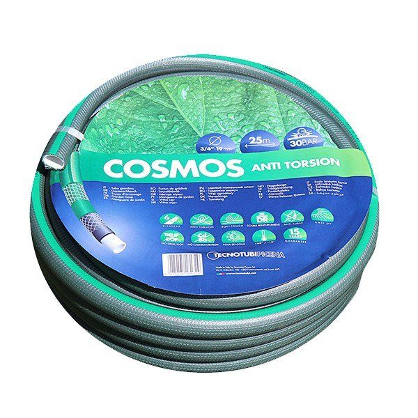 Шланг Tecnotubi Cosmos садовий для поливу діаметр 1/2 дюйма, довжина 50 м (CS 1/2 50) -1