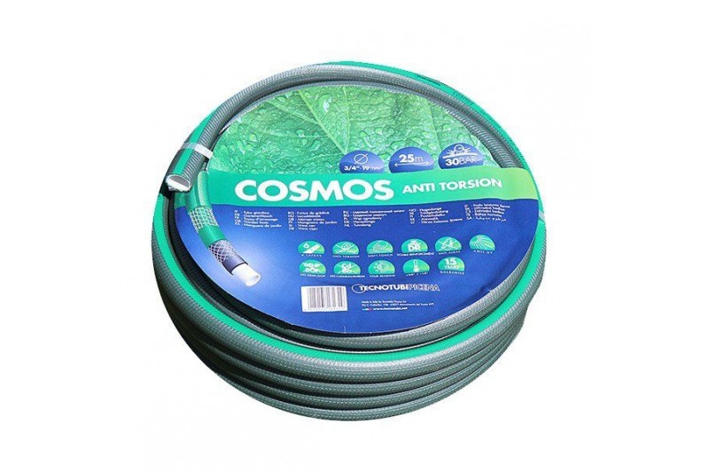 Шланг Tecnotubi Cosmos садовий для поливу діаметр 3/4 дюйма, довжина 25 м (CS 3/4 25)