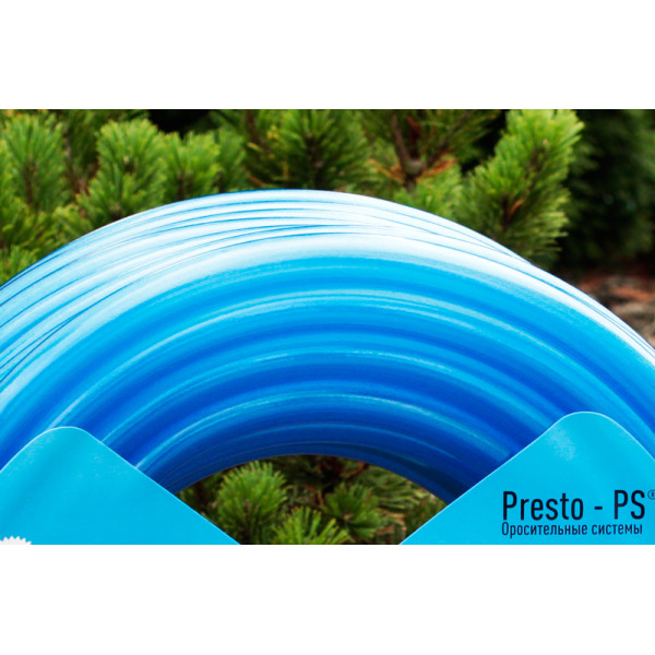 Шланг поливальний Presto-PS силікон садовий Caramel (синій) діаметр 3/4 дюйма, довжина 30 м (CAR B-3/4 30) -4