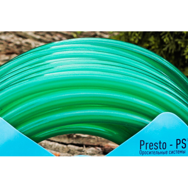 Шланг поливальний Presto-PS силікон садовий Caramel (зелений) діаметр 3/4 дюйма, довжина 30 м (CAR-3/4 30) -4